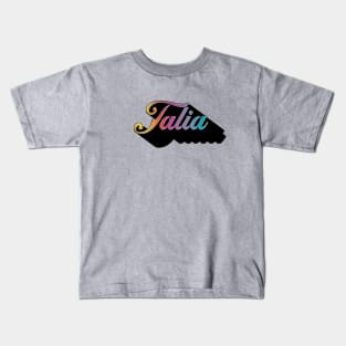 Talia Name Kids T-Shirt